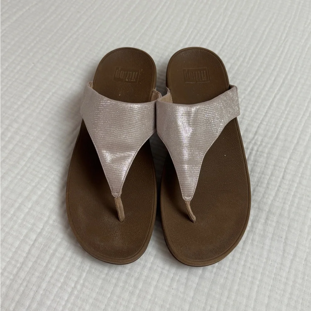 FITFLOP Womens LULU Cream Sandals Summer Classic Comfort Size US 11 - Picture 2 of 13